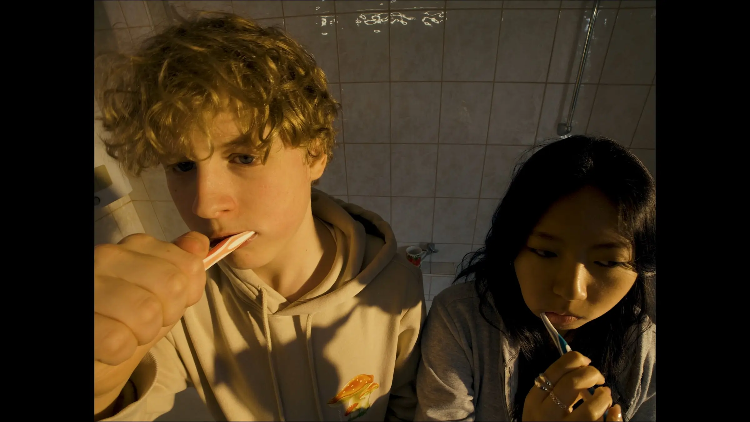 Screenshot des Films ”Zähneputzen”